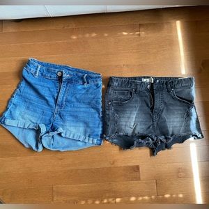 H&M short shorts 2 pairs